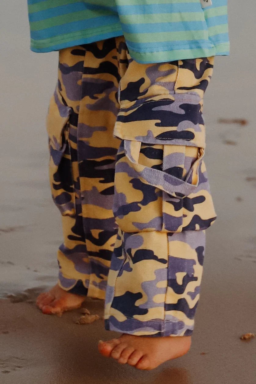 Ultraviolet Camo Cargo Pant