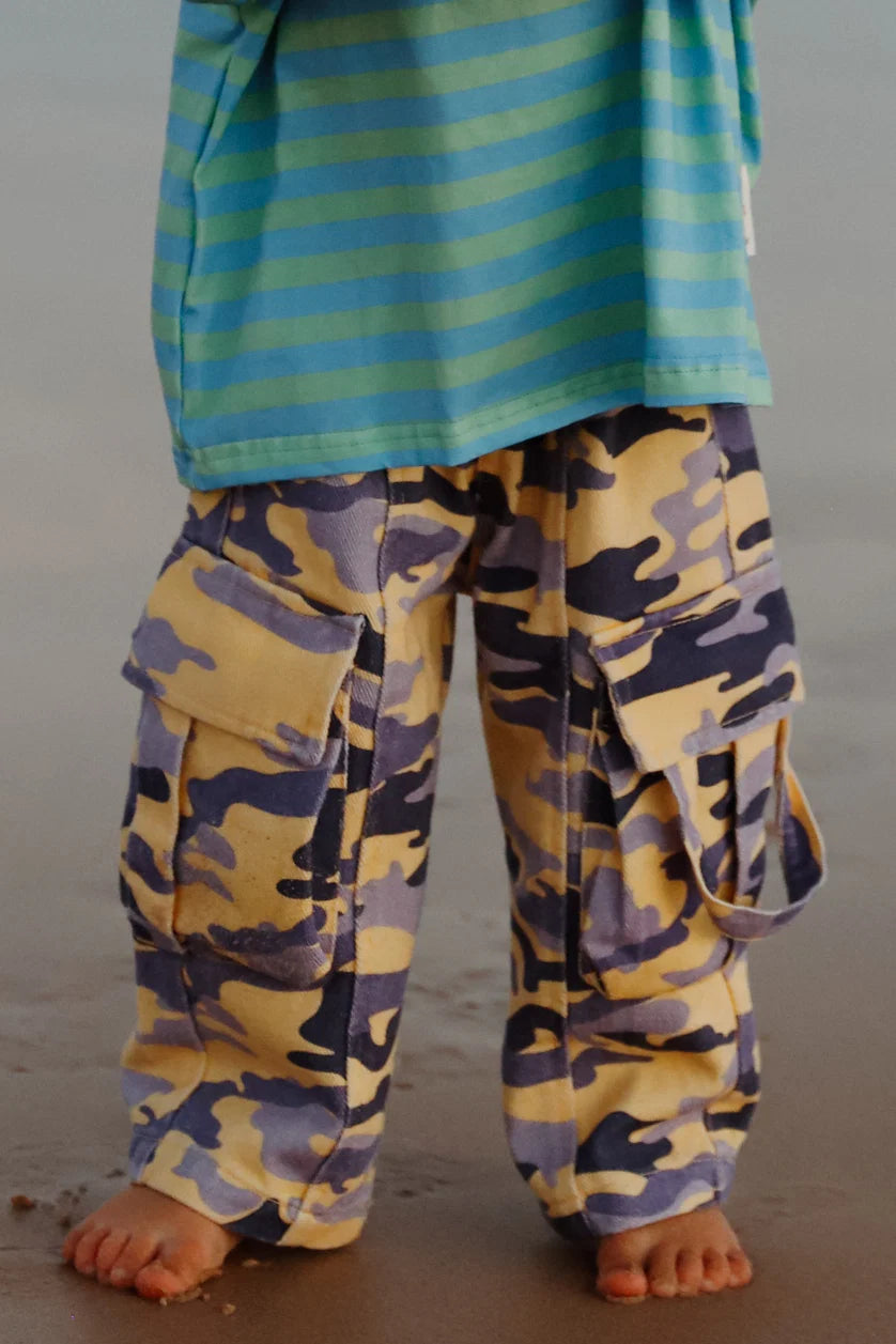 Ultraviolet Camo Cargo Pant