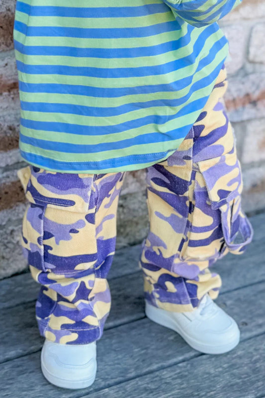 Ultraviolet Camo Cargo Pant