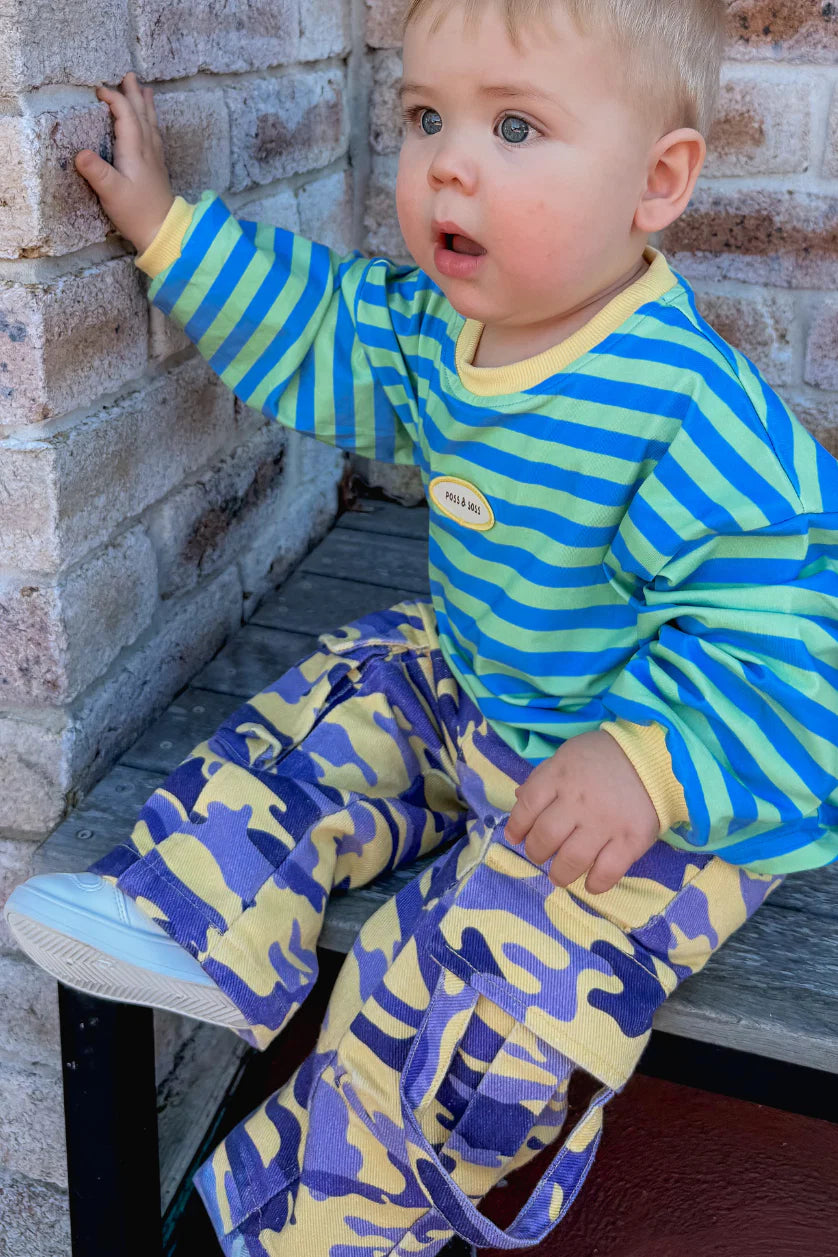 Ultraviolet Camo Cargo Pant