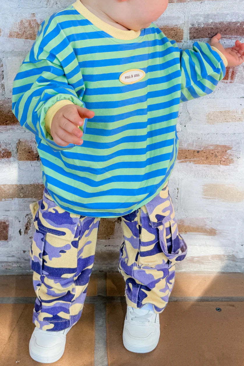 Ultraviolet Camo Cargo Pant