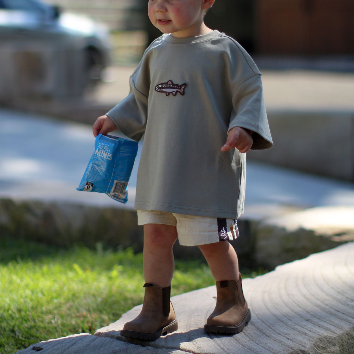 Gone Fishing Kids Tee
