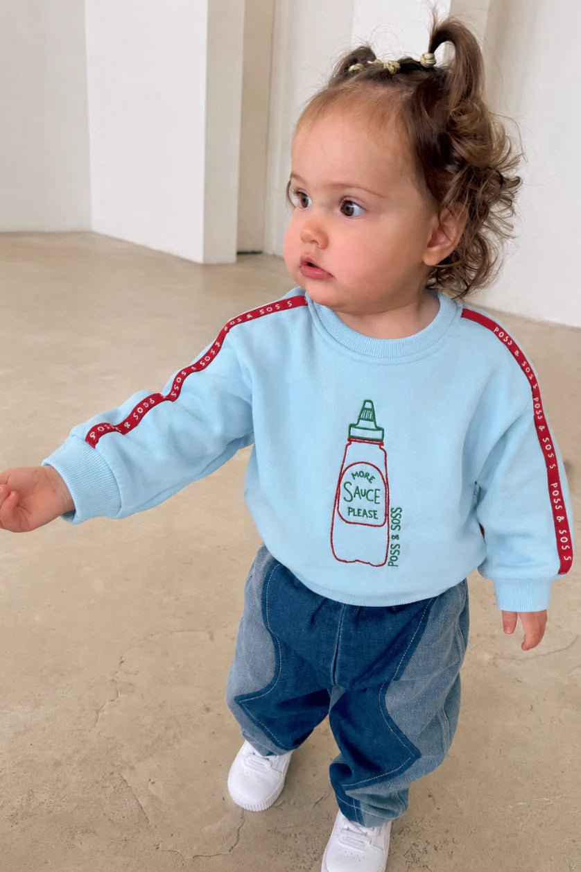 More Sauce Please Baby Blue