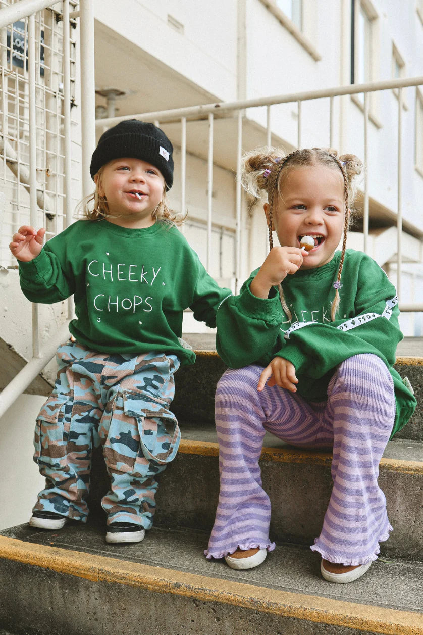 Cheeky Chops Jumper Emerald Green