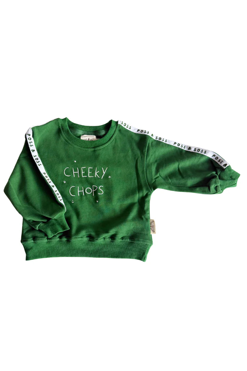 Cheeky Chops Jumper Emerald Green