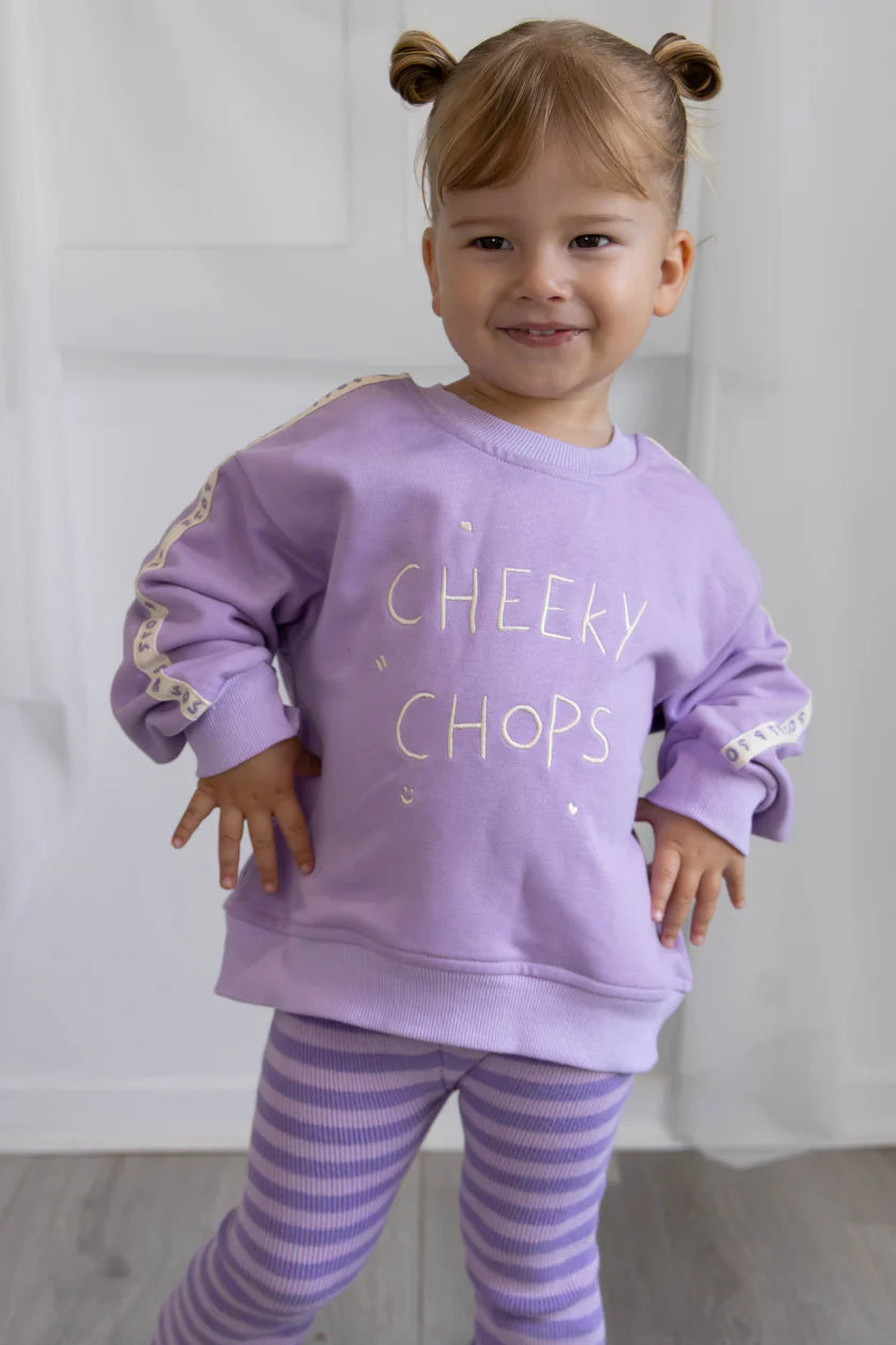 Cheeky Chops Jumper Lilac