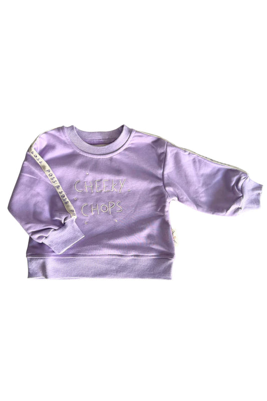 Cheeky Chops Jumper Lilac