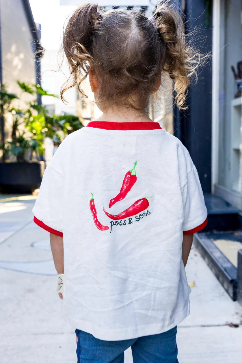 Oversized Tee ✿ Pizza Pasta Amore