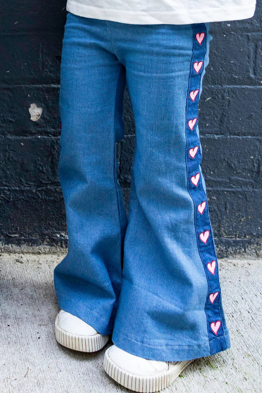Heart Flares ✿ Denim