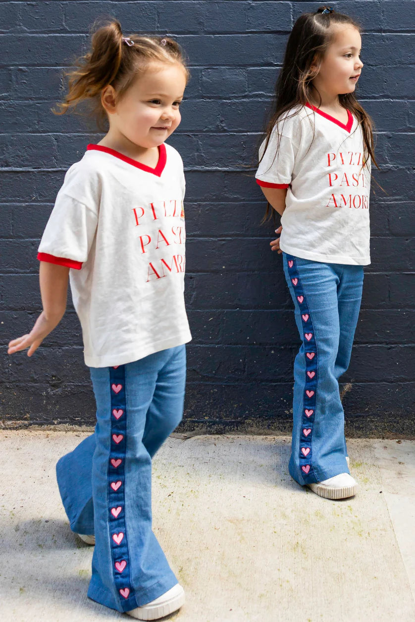 Oversized Tee ✿ Pizza Pasta Amore