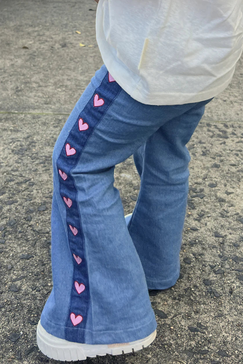 Heart Flares ✿ Denim