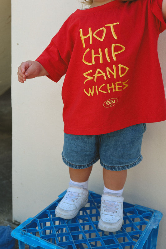 Dad Dressed Me - Hot Chippys Tee