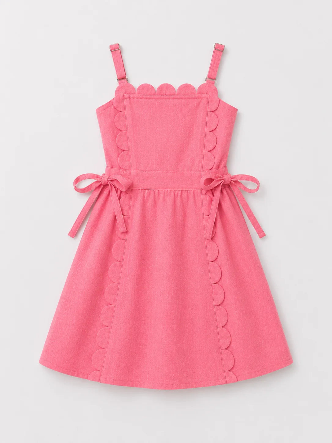 The Freya Linen Dress Pink