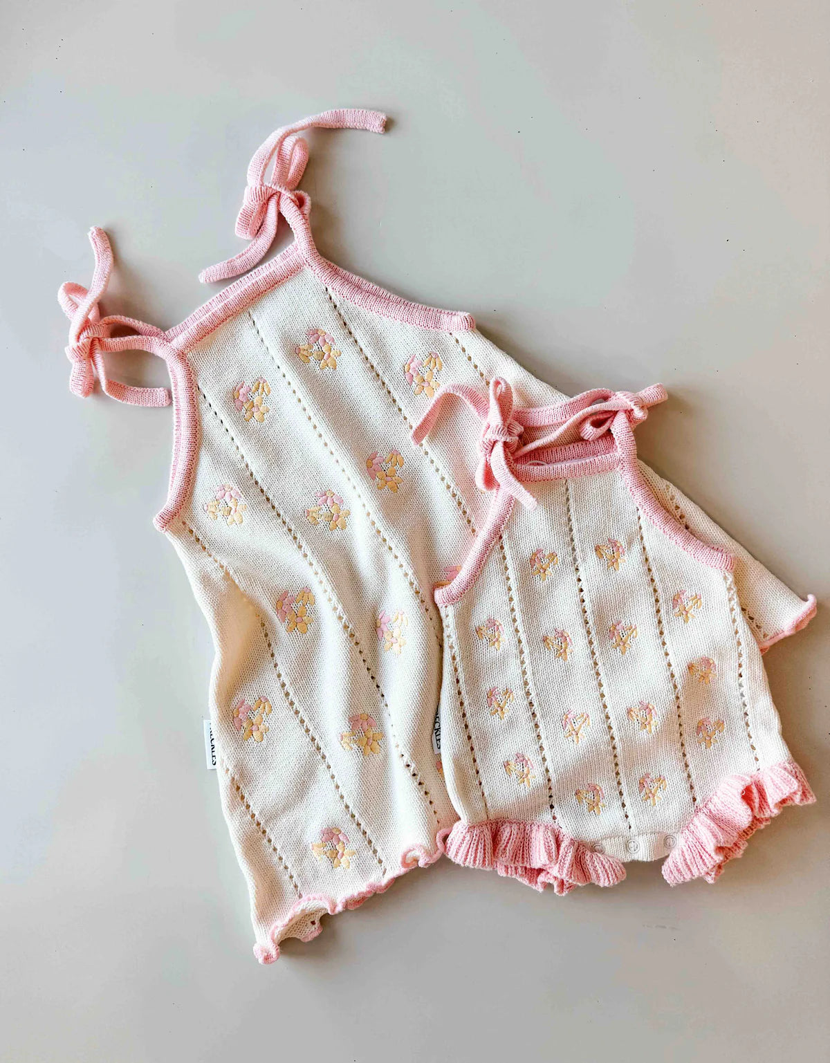 Bloom Pointelle Tie Dress | Cosmos