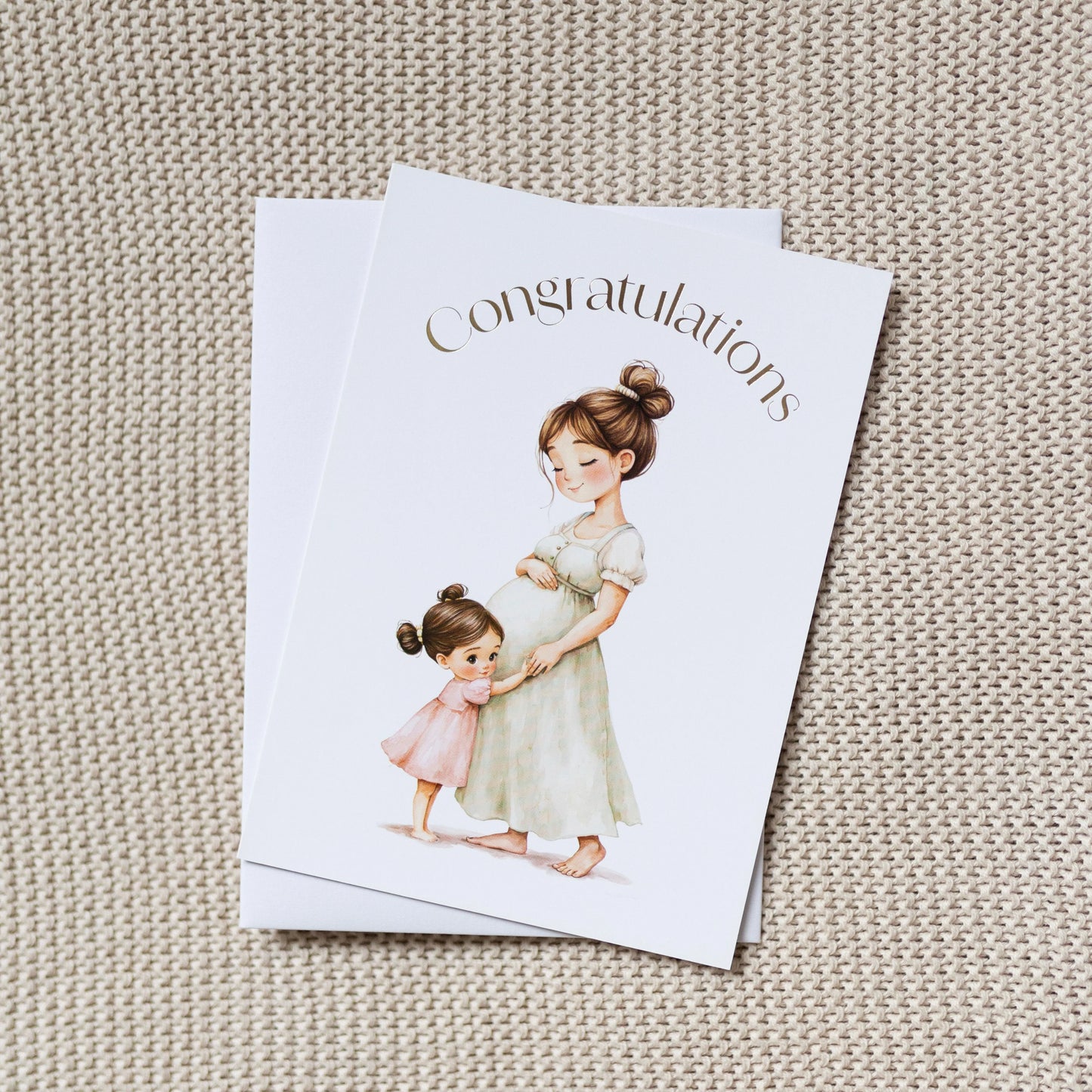 CONGRATULATIONS- BIG SISTER GREETING CARD