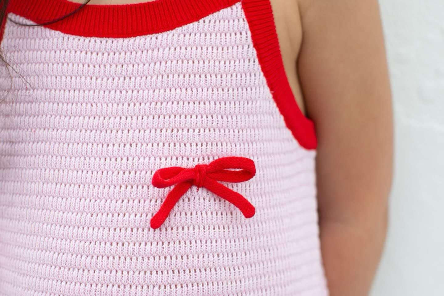 By Kin Paradiso Knit Bow Dress