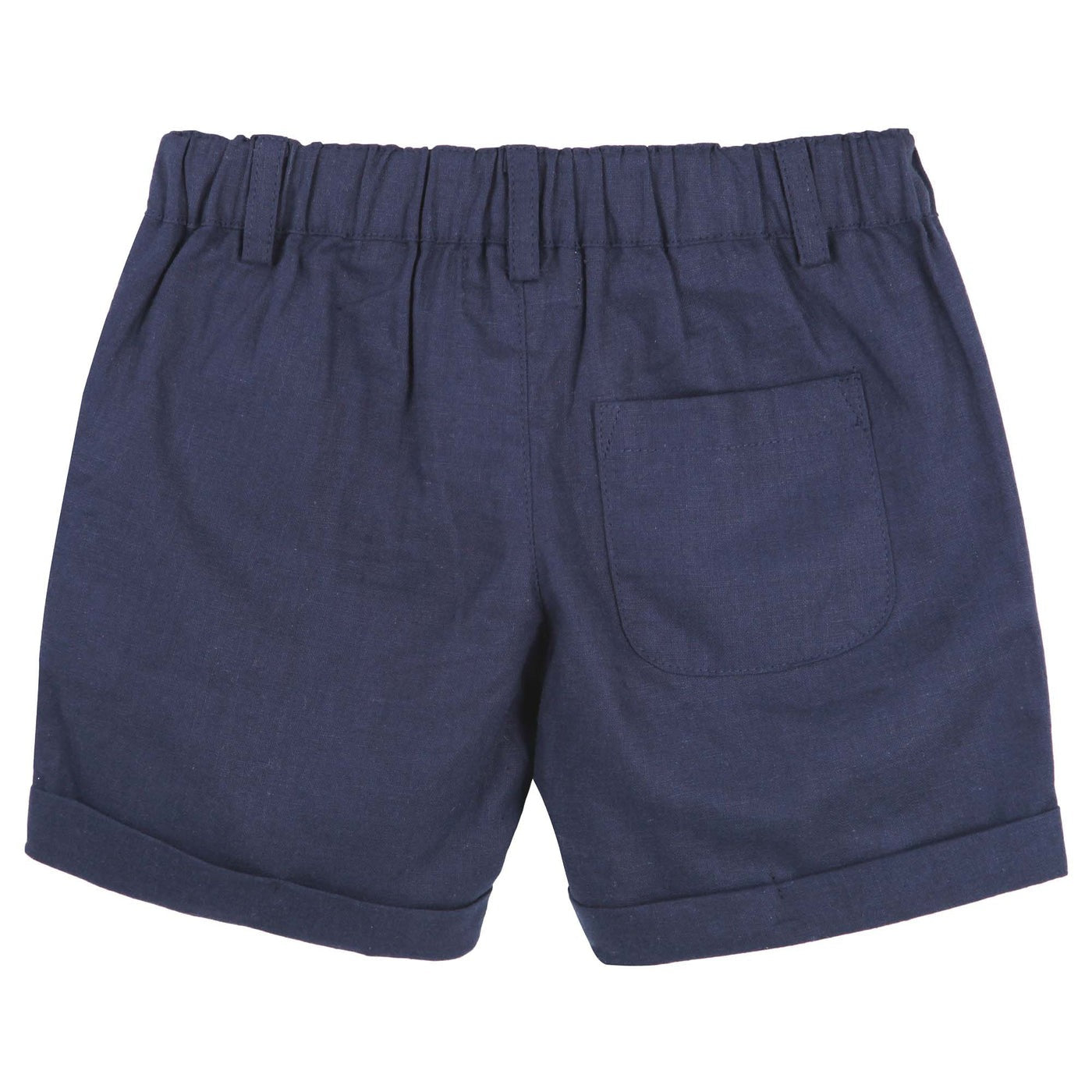 Designer Kidz Finley Linen Shorts Navy