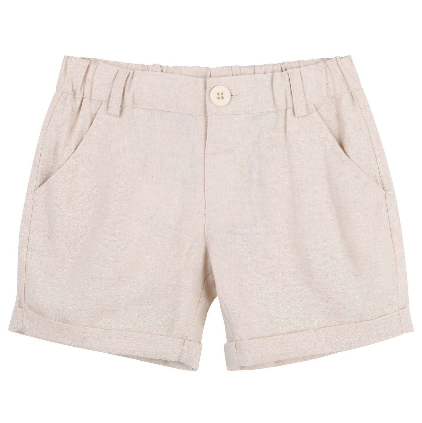 Designer Kidz Finley Linen Shorts Sand