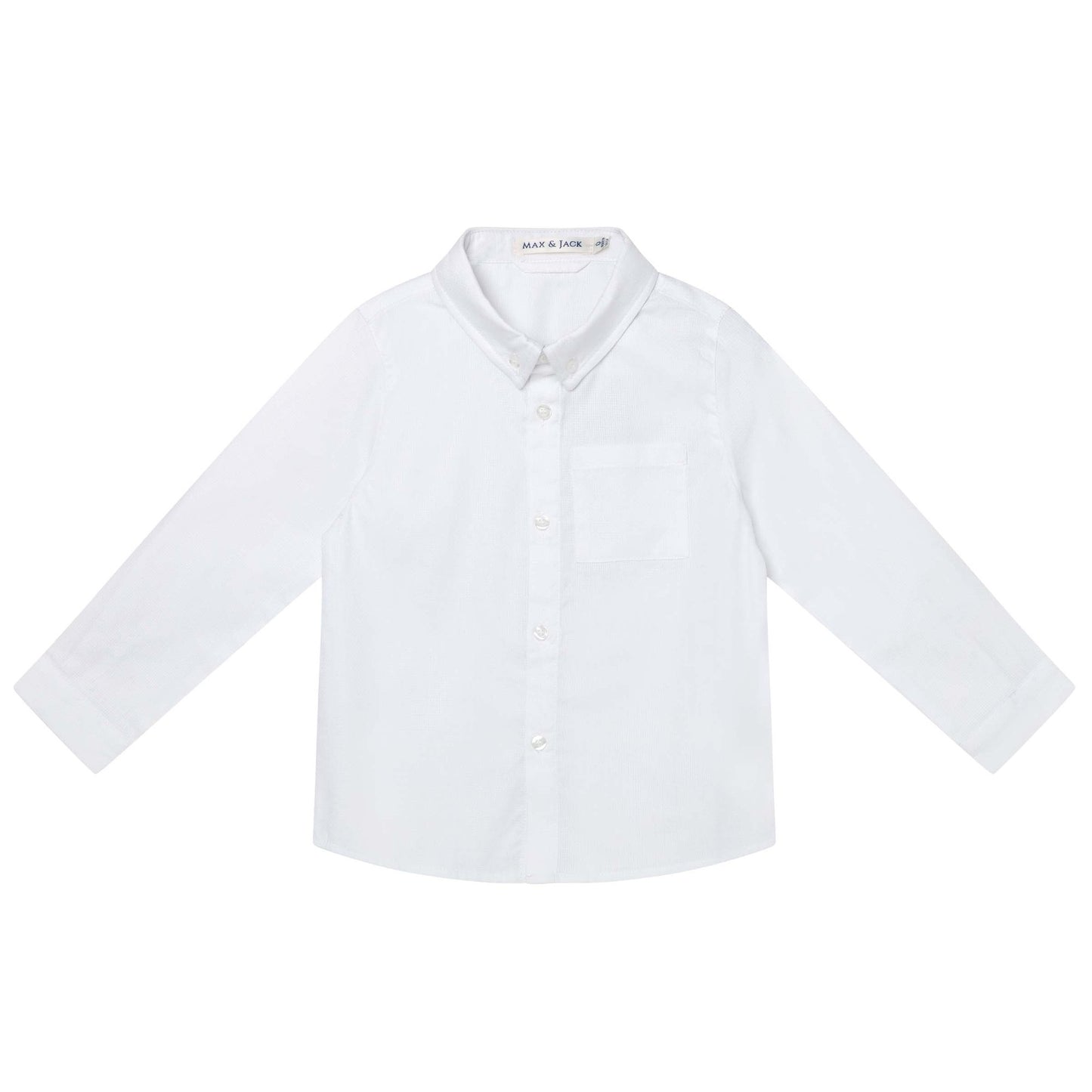 Designer Kidz - Jackson L/S Formal Shirt White