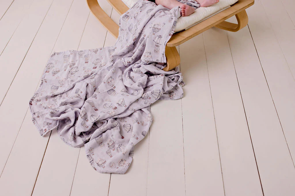 Organic Muslin Swaddle Dreamy Sheep