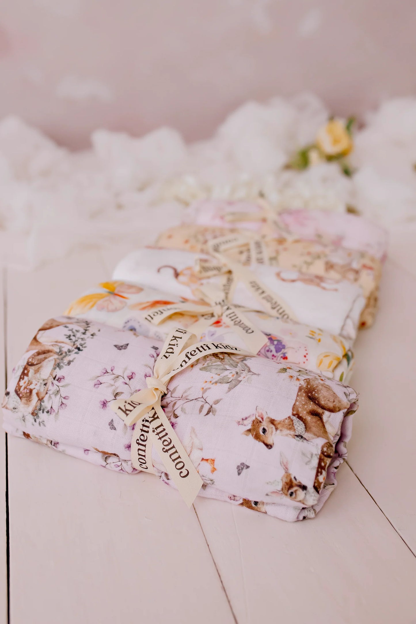 Organic Muslin Swaddle Enchanted Gardens