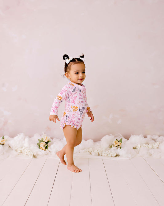 Swim Zippy Long Sleeve Coral Reef