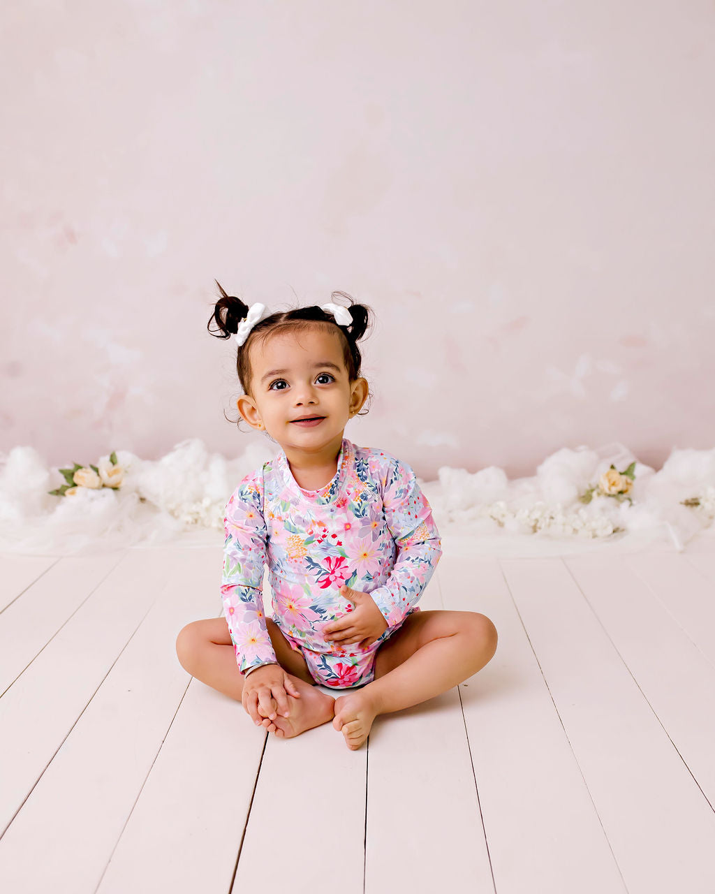 Swim Zippy Long Sleeve Summer Blooms