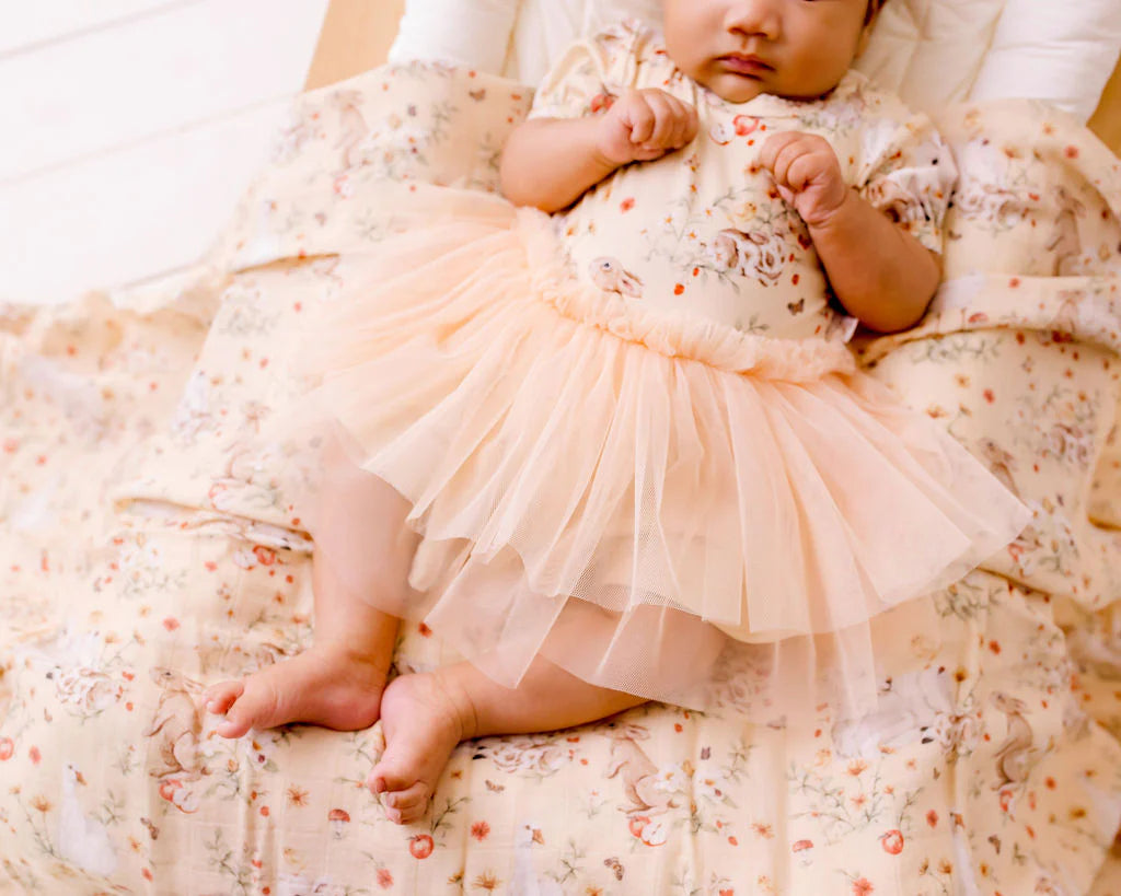 Onesie Tutu Dress In The Meadow