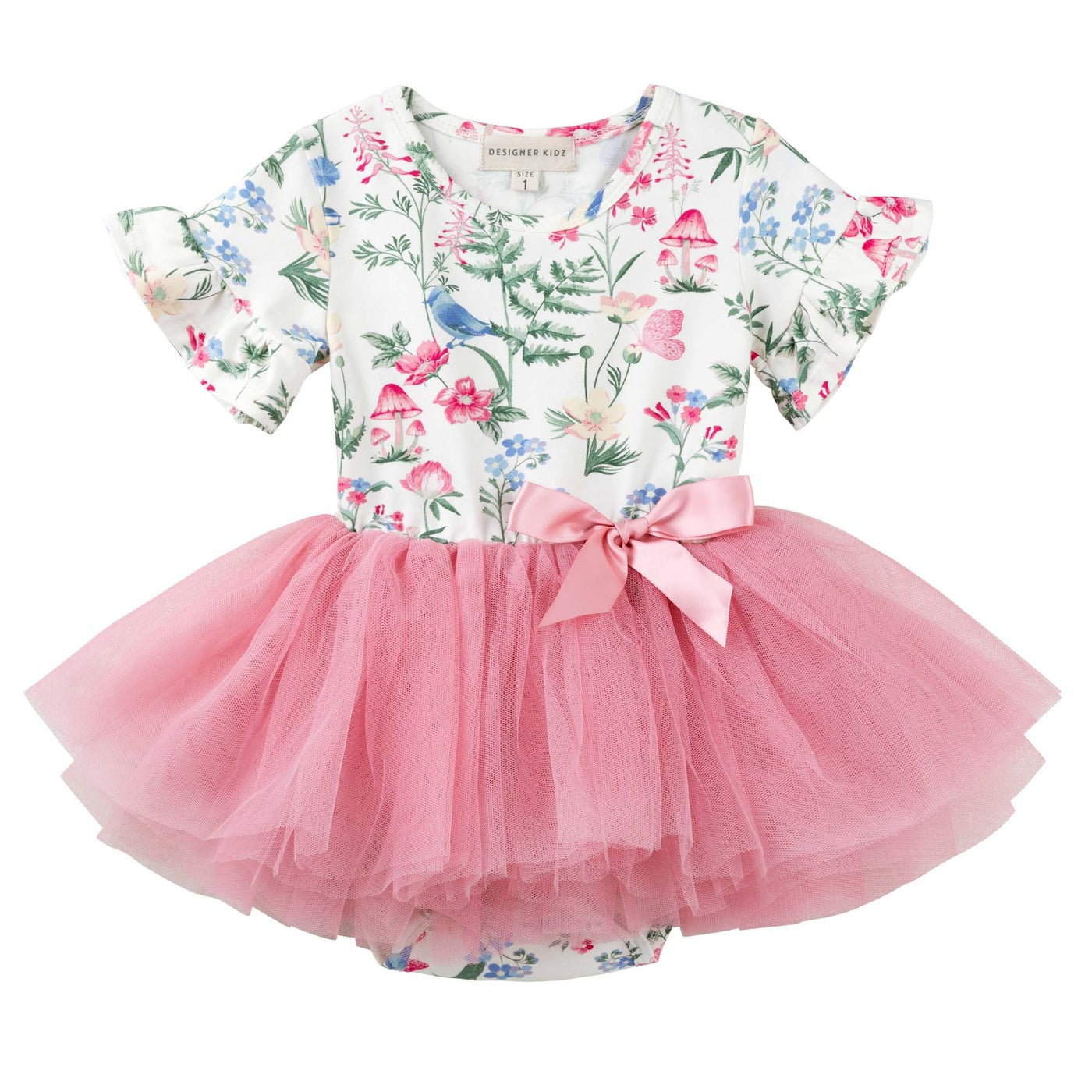 Designer Kidz Summer Meadow S/S Tutu Romper