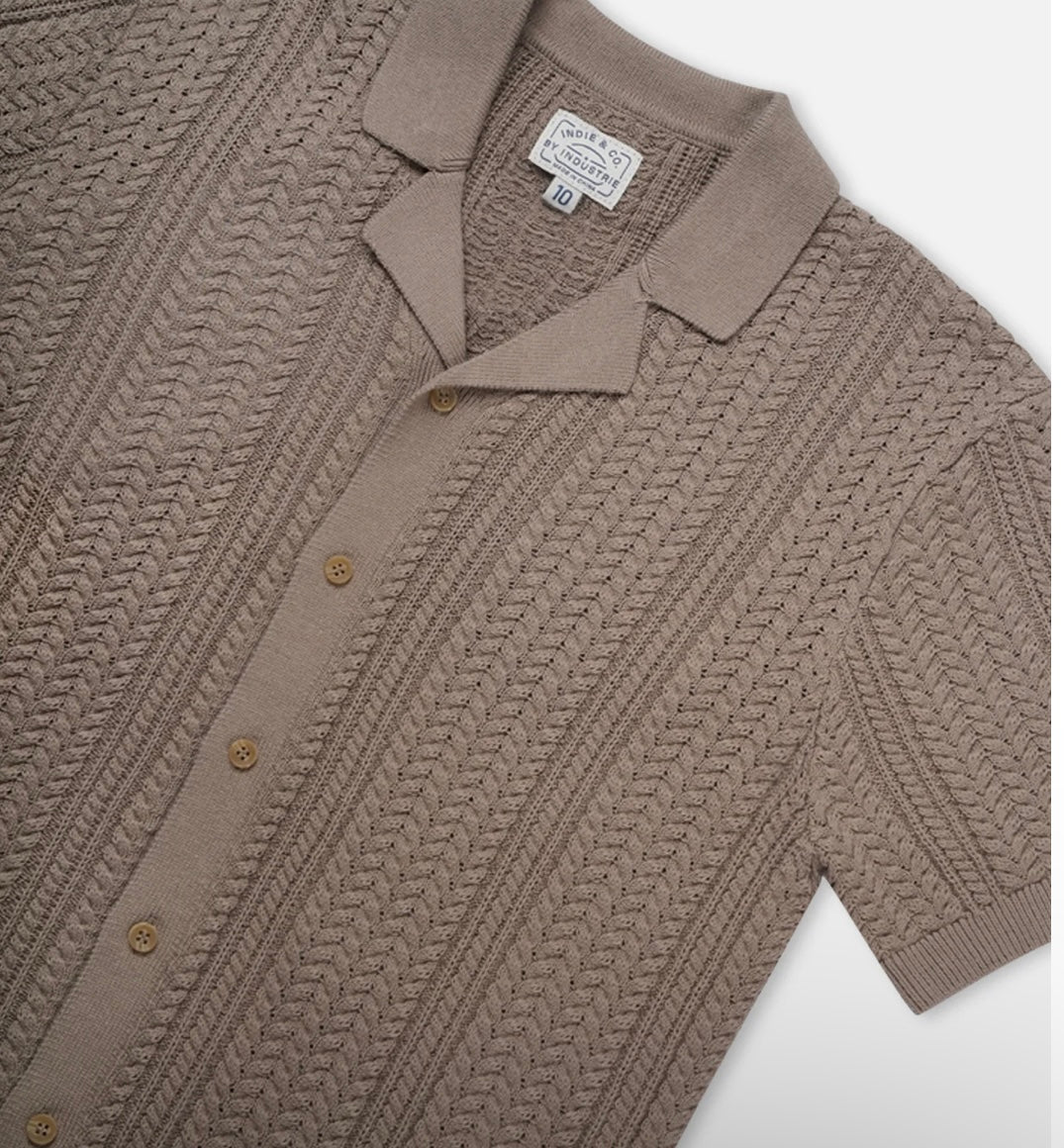 Indie Kids - The Indie Alessio S/S Shirt Brown