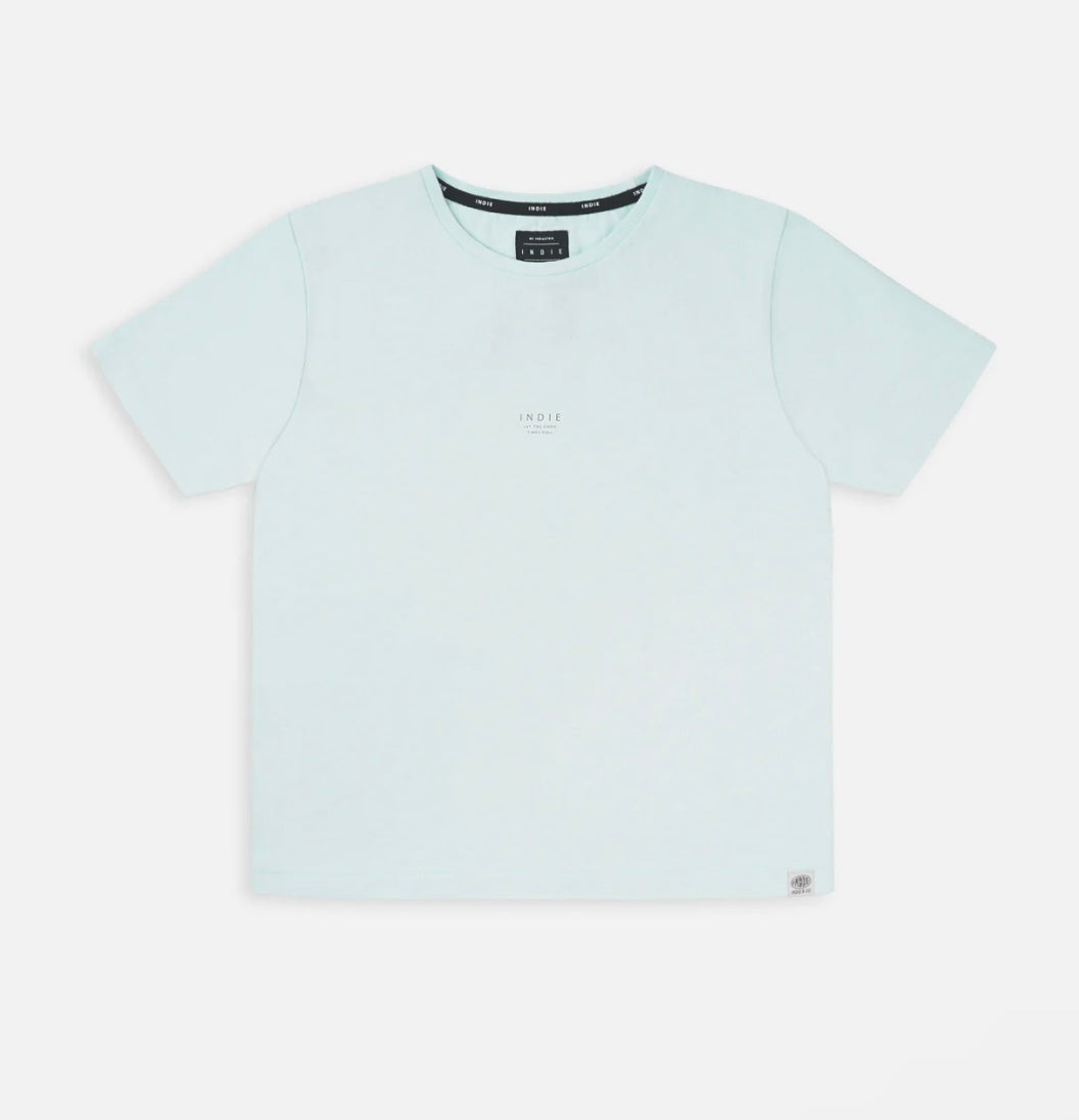 Indie Kids - The Marcoola Tee - Light Cyan