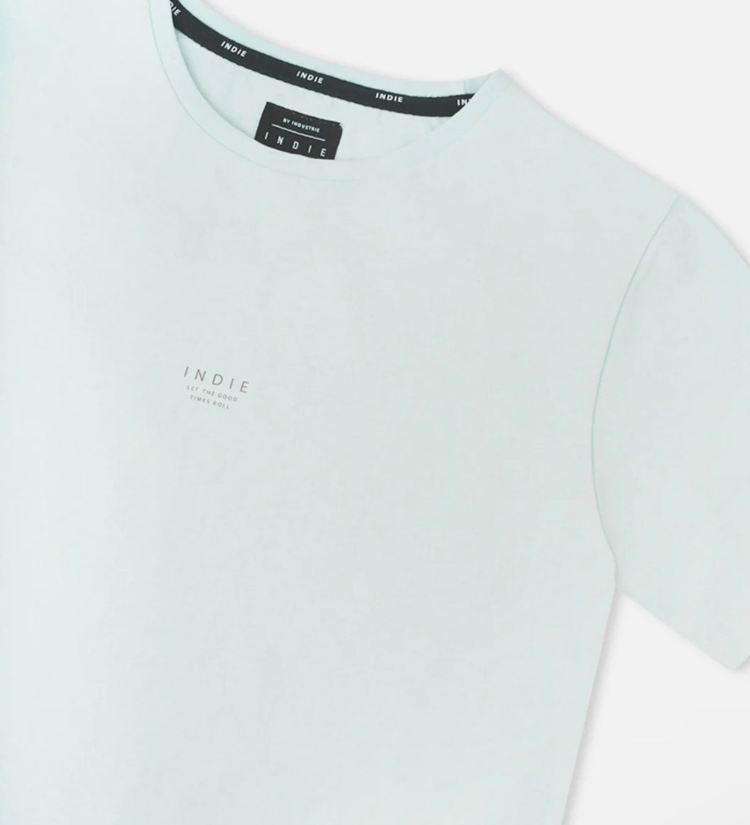 Indie Kids - The Marcoola Tee - Light Cyan