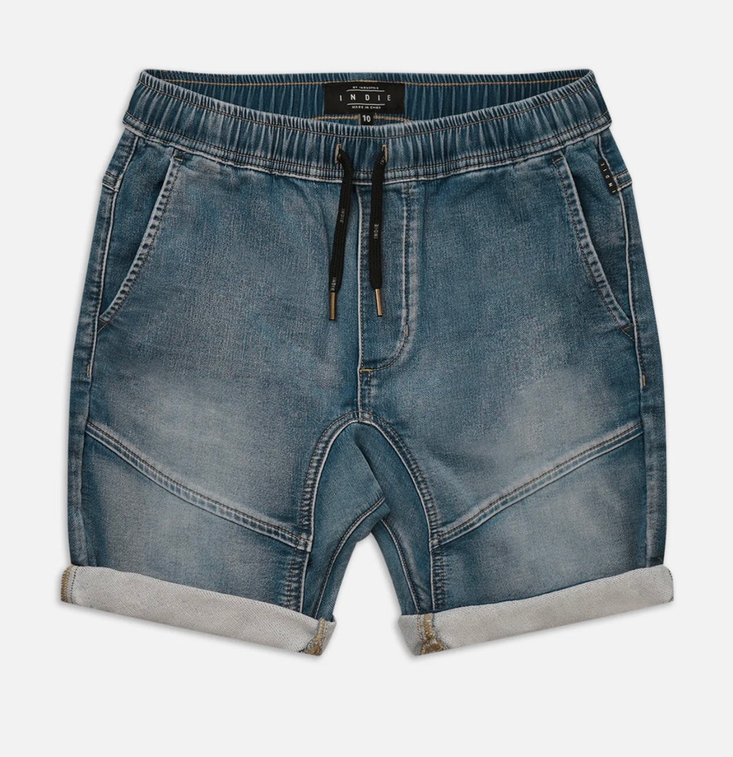 Indie Kids - Arched Drifter Short - Light Denim