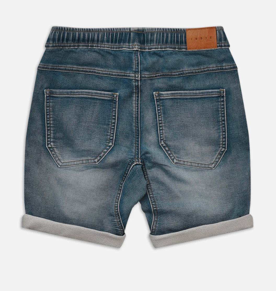 Indie Kids - Arched Drifter Short - Light Denim