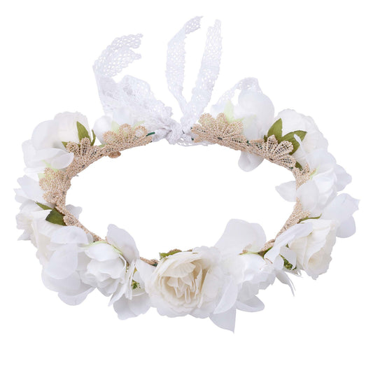 Designer Kidz - Juliette Flower Crown Ivory 