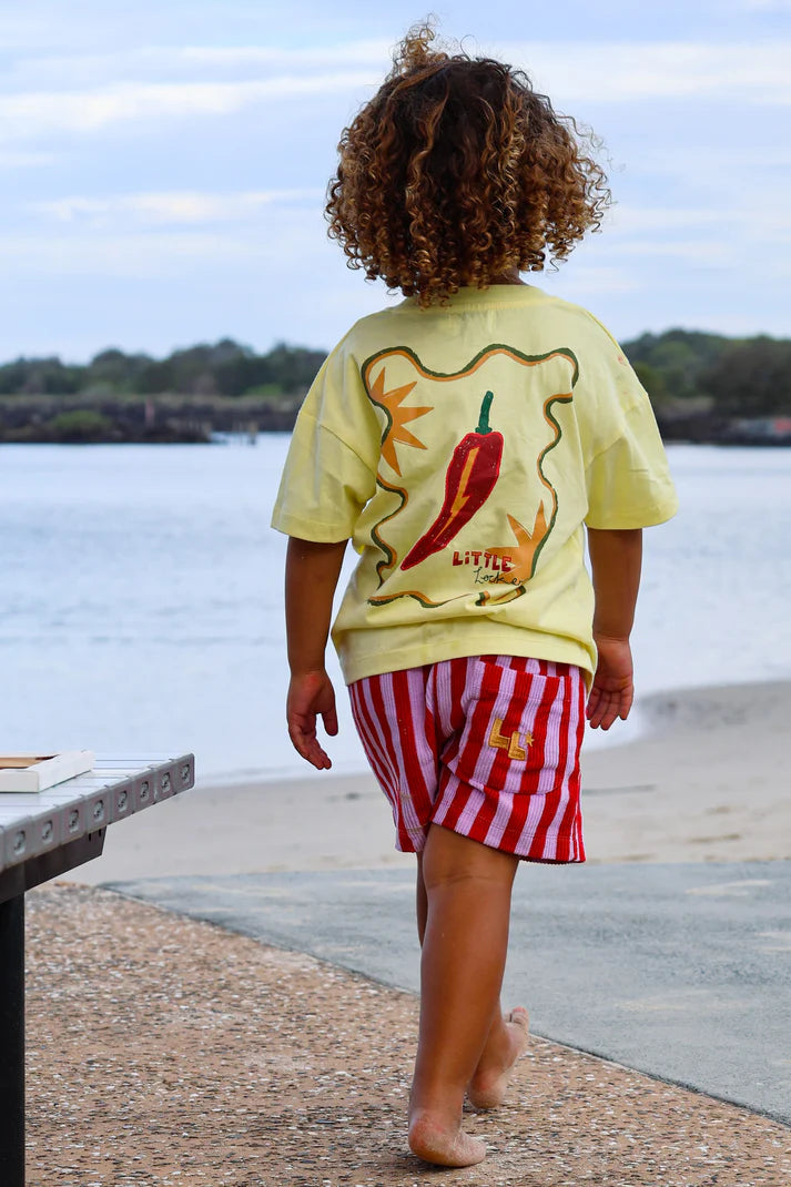 Little Locker Zinger Shorts - Red/Purple