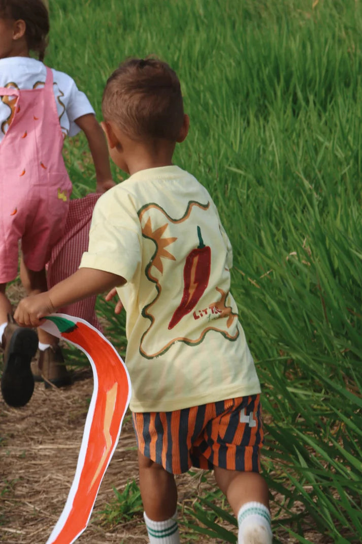 Little Locker Zinger Shorts - Navy/Orange