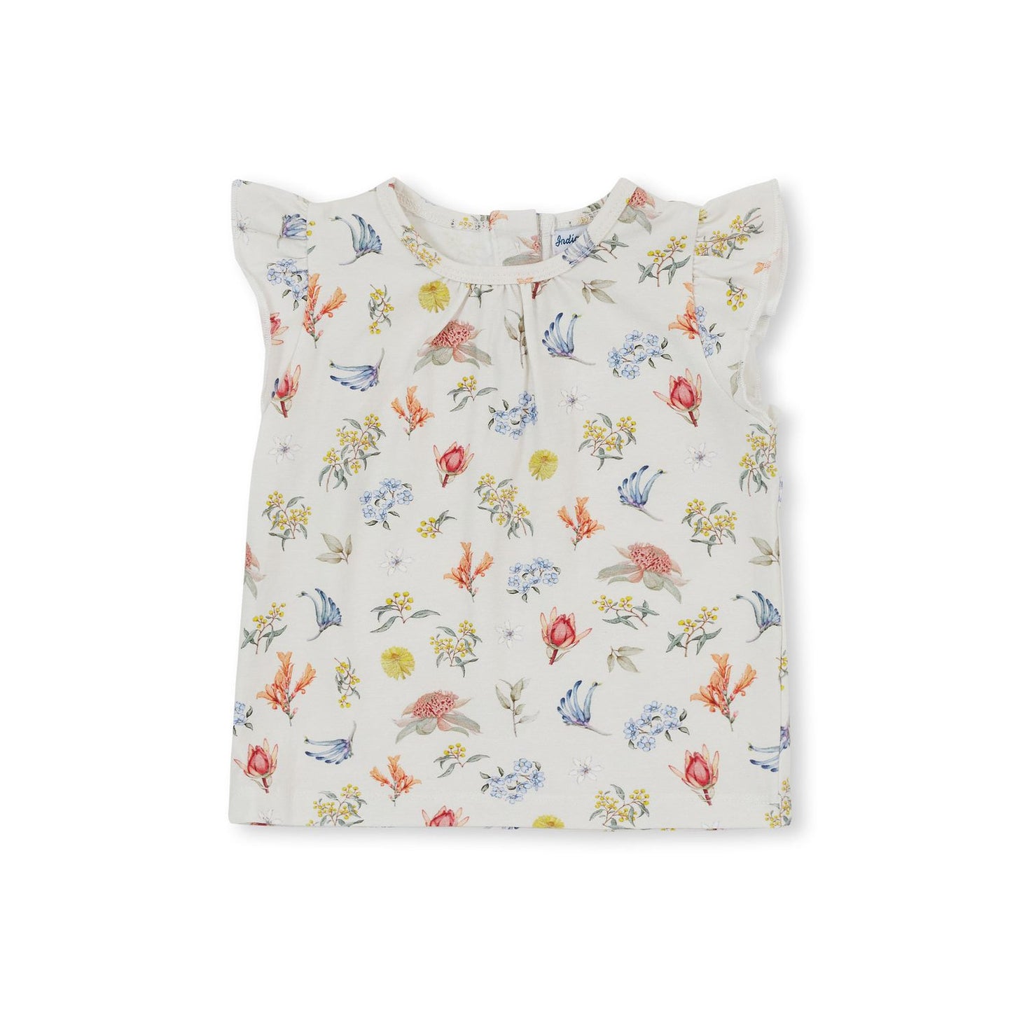 Indigo & Lellow - Lulu Tee - Bush Flowers