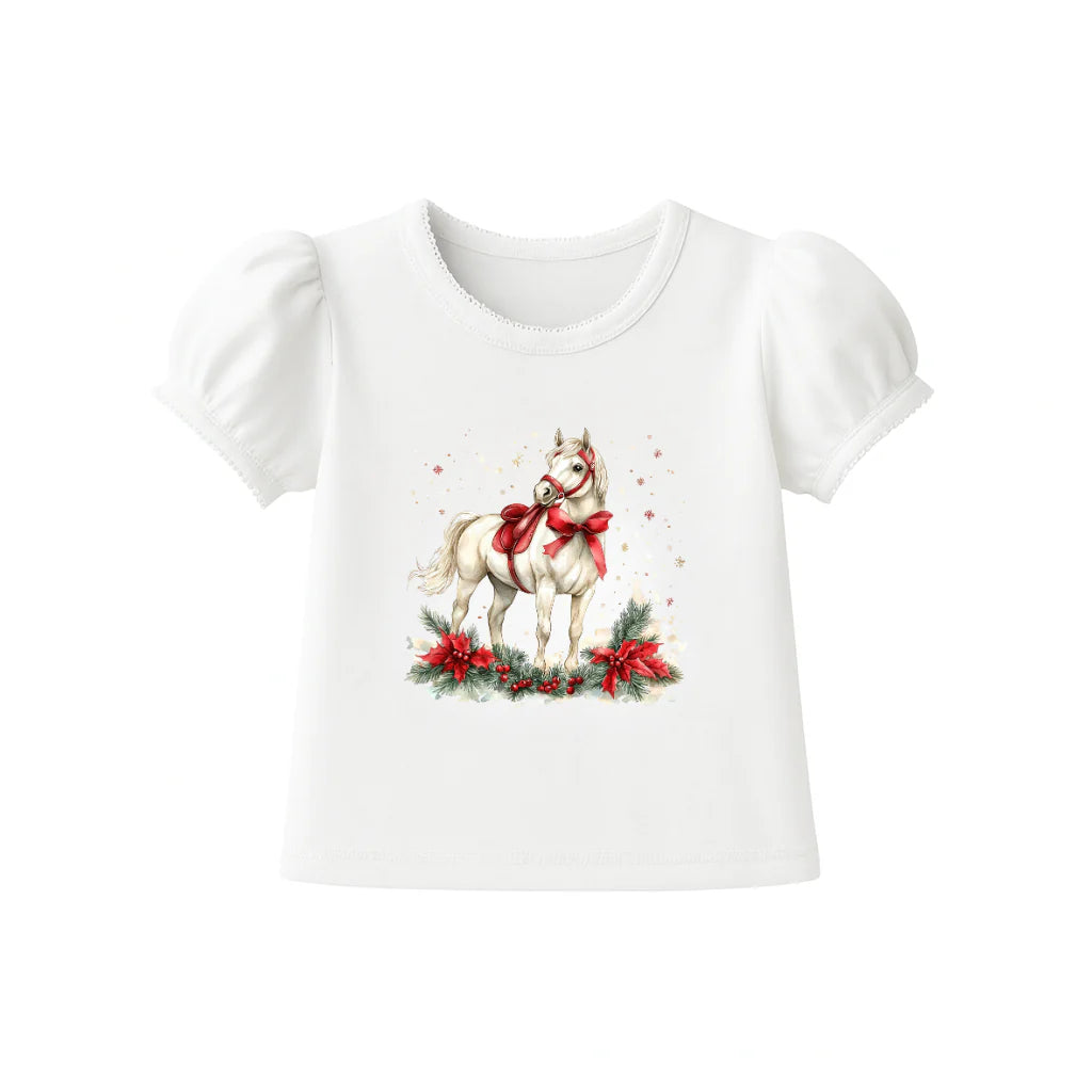 Mistletoe Starlight Pony Bamboo Tee