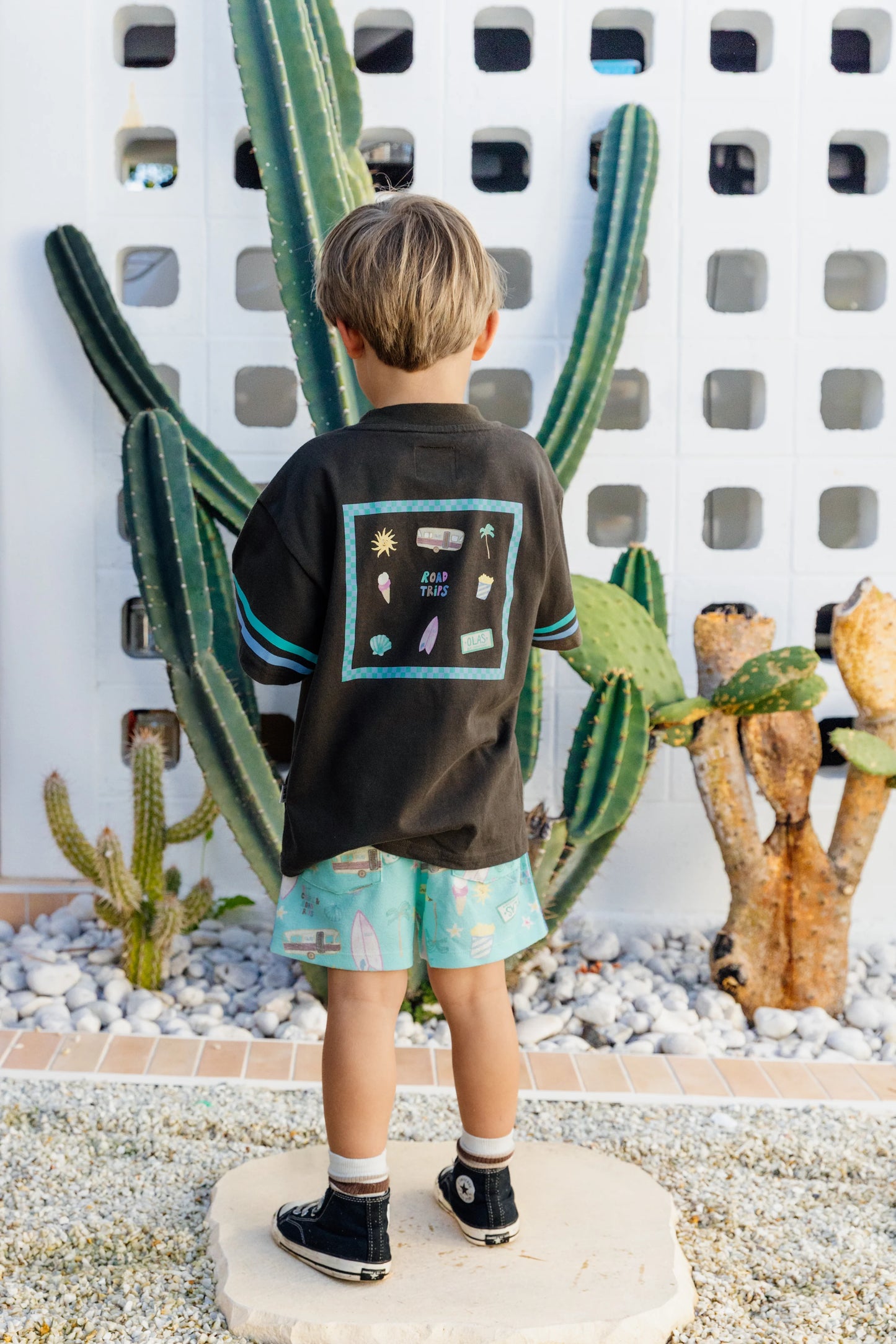 Road Trip Mini Short Pool Blue