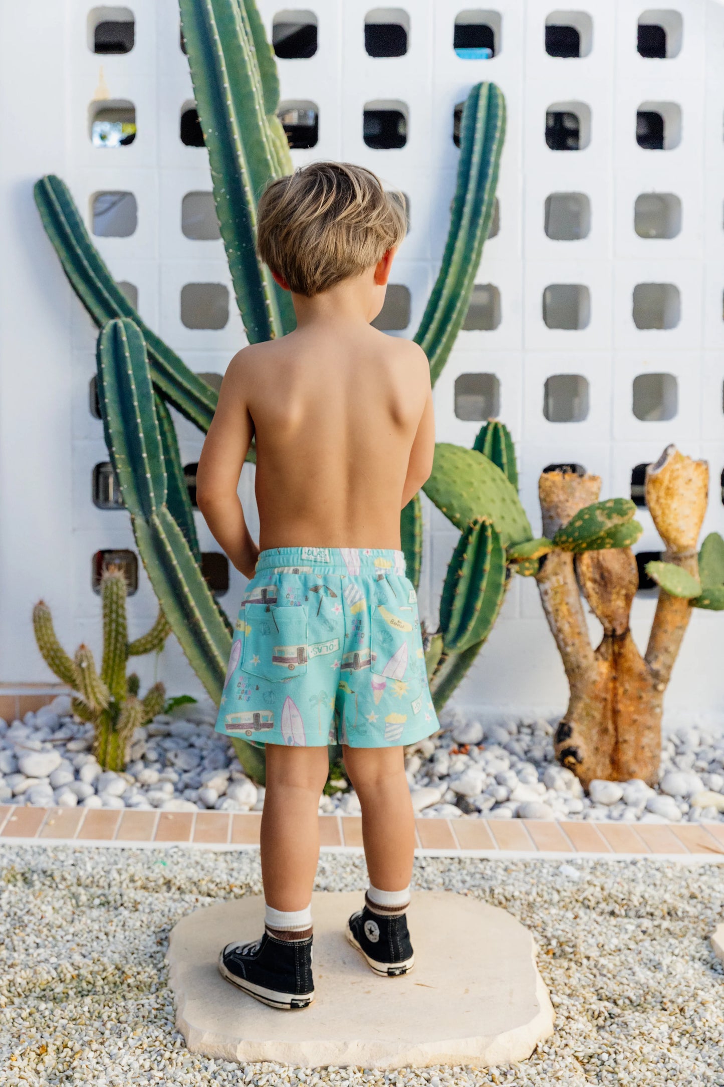 Road Trip Mini Short Pool Blue