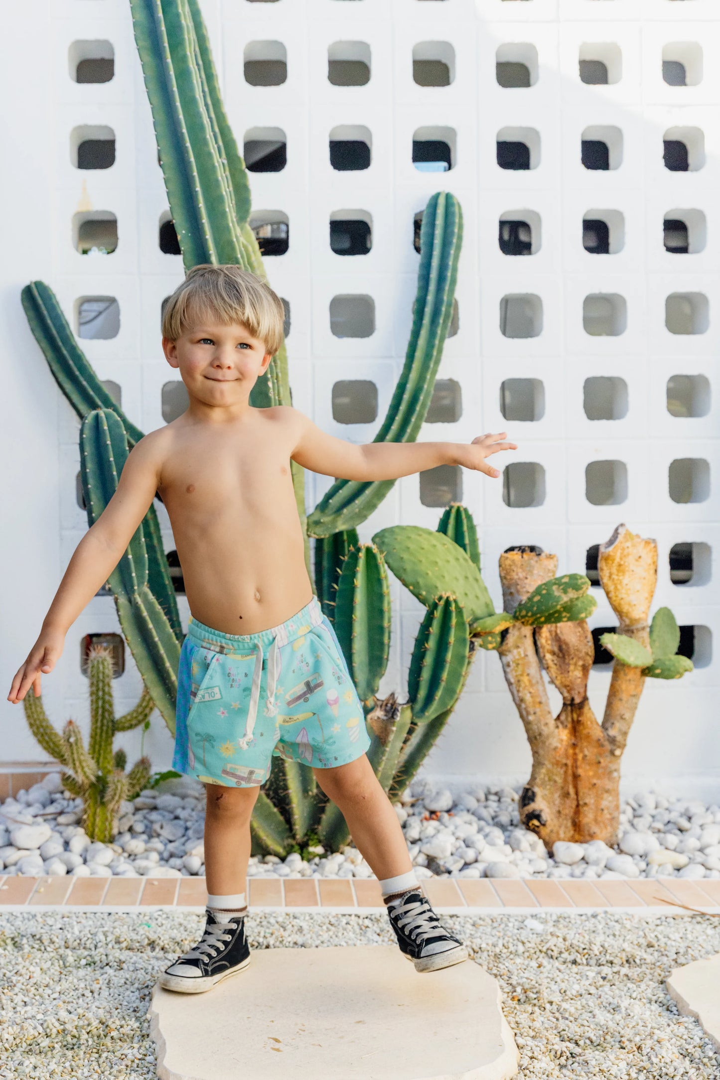 Road Trip Mini Short Pool Blue