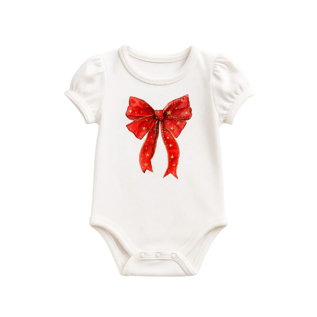 Ruby Star Coquette Bow Bamboo Bodysuit