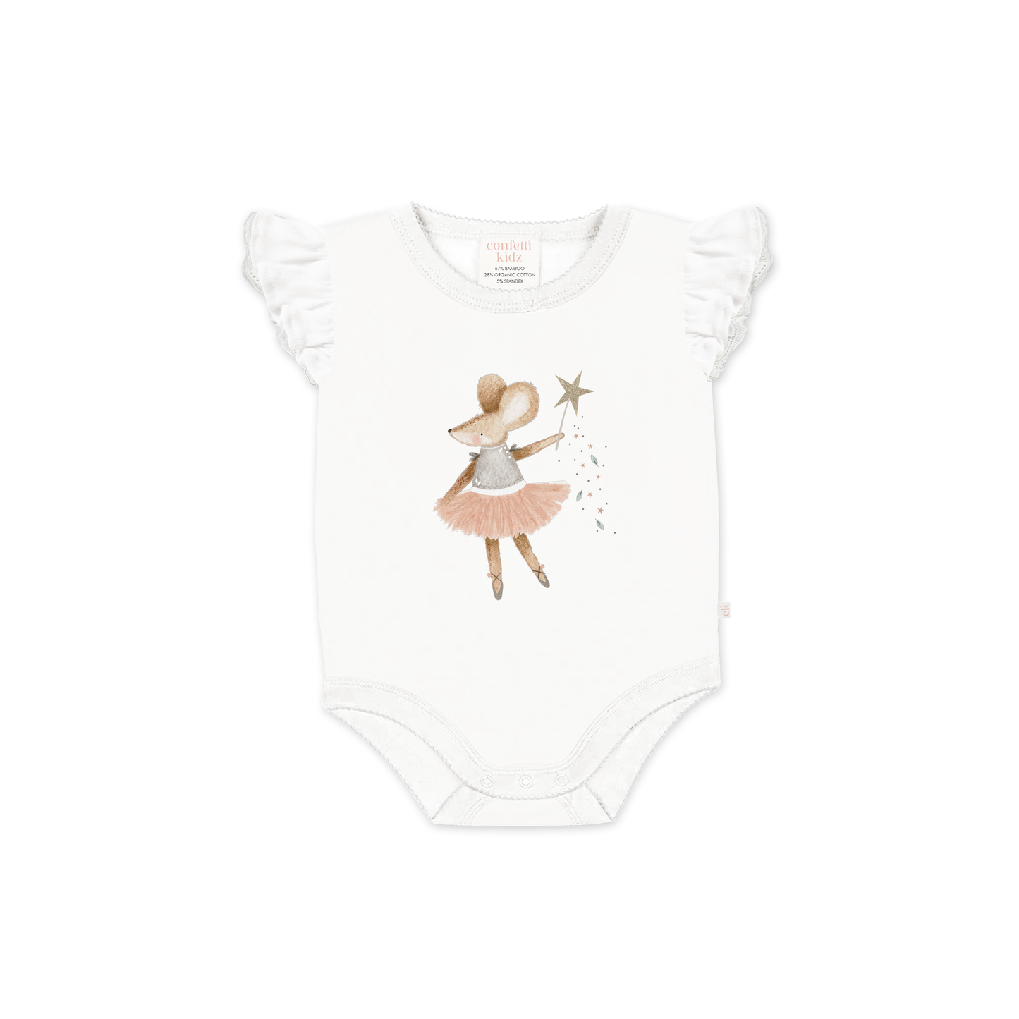 Confetti Kidz - Print Bodysuit - Tutu Cute