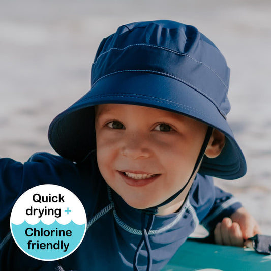 Bedhead - Kids UPF50+ Bucket Swim Hat - Marine