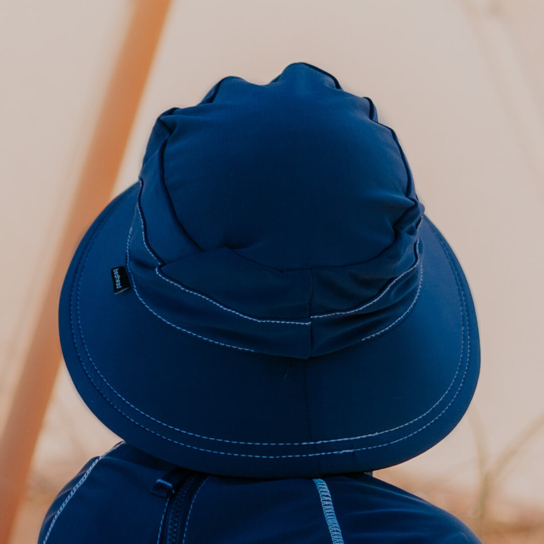 Bedhead - Kids UPF50+ Bucket Swim Hat - Marine