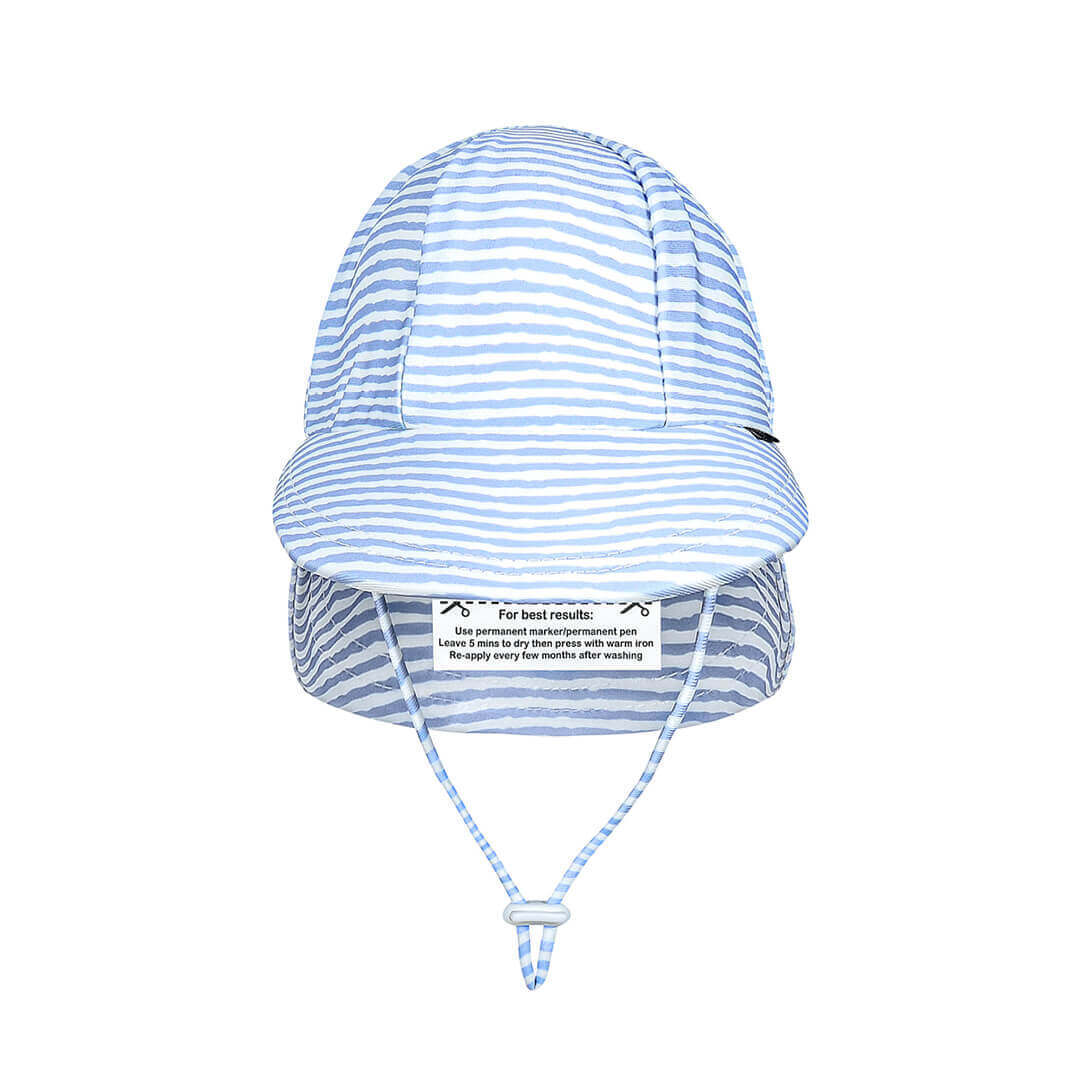 Kids Swim Legionnaire Flap Beach Hat Stevie Stripe