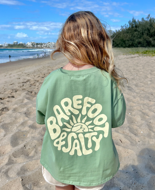 Oversized Tee - Seagrass Green