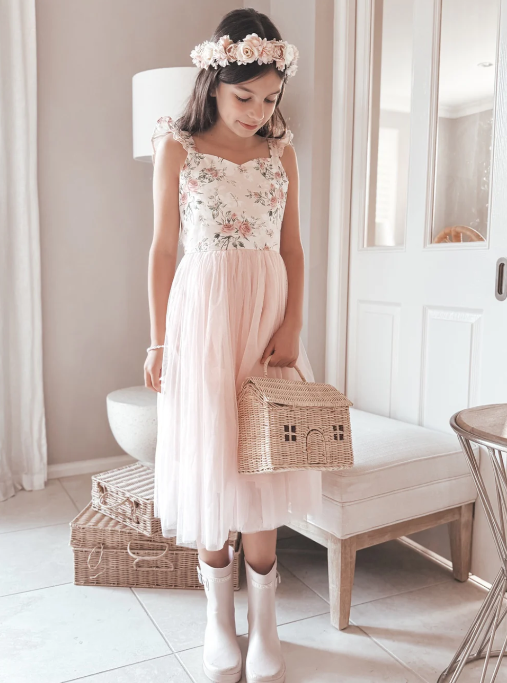 Aubrey Rose Girls Tulle Dress