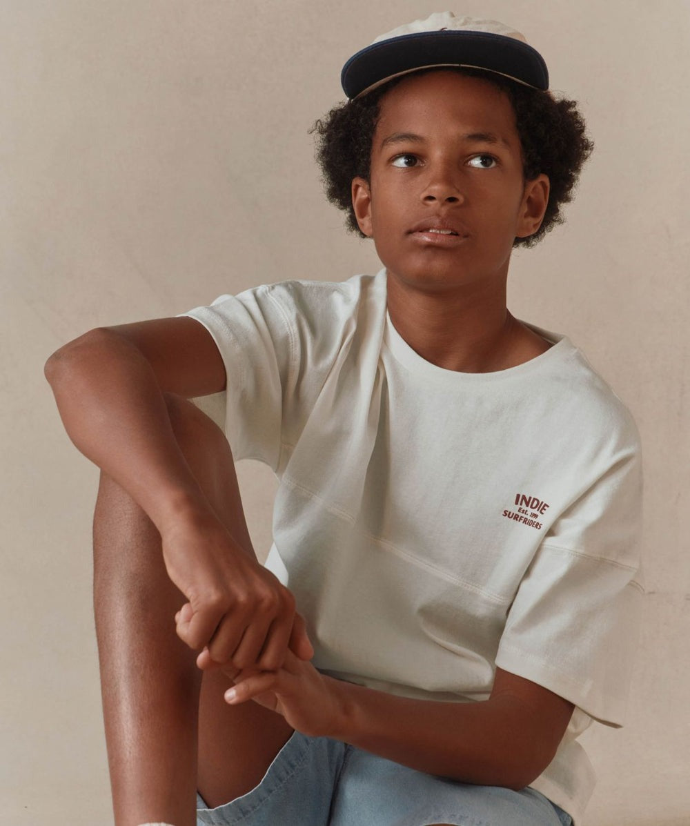 Indie Kids The Surfrider Tee Off White